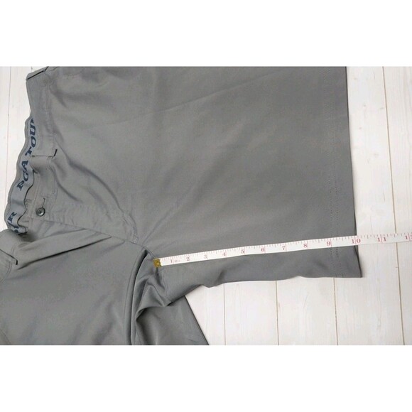 PGA Tour Mens Golf Shorts Size 42 Gray Pockets Flat Front Twill Lightweight EUC - Picture 9 of 12